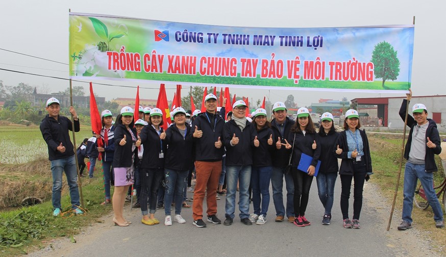 Tinh Lợi nối tiếp hành trình chống lại biến đổi khí hậu,  mang màu xanh đến với quê hương